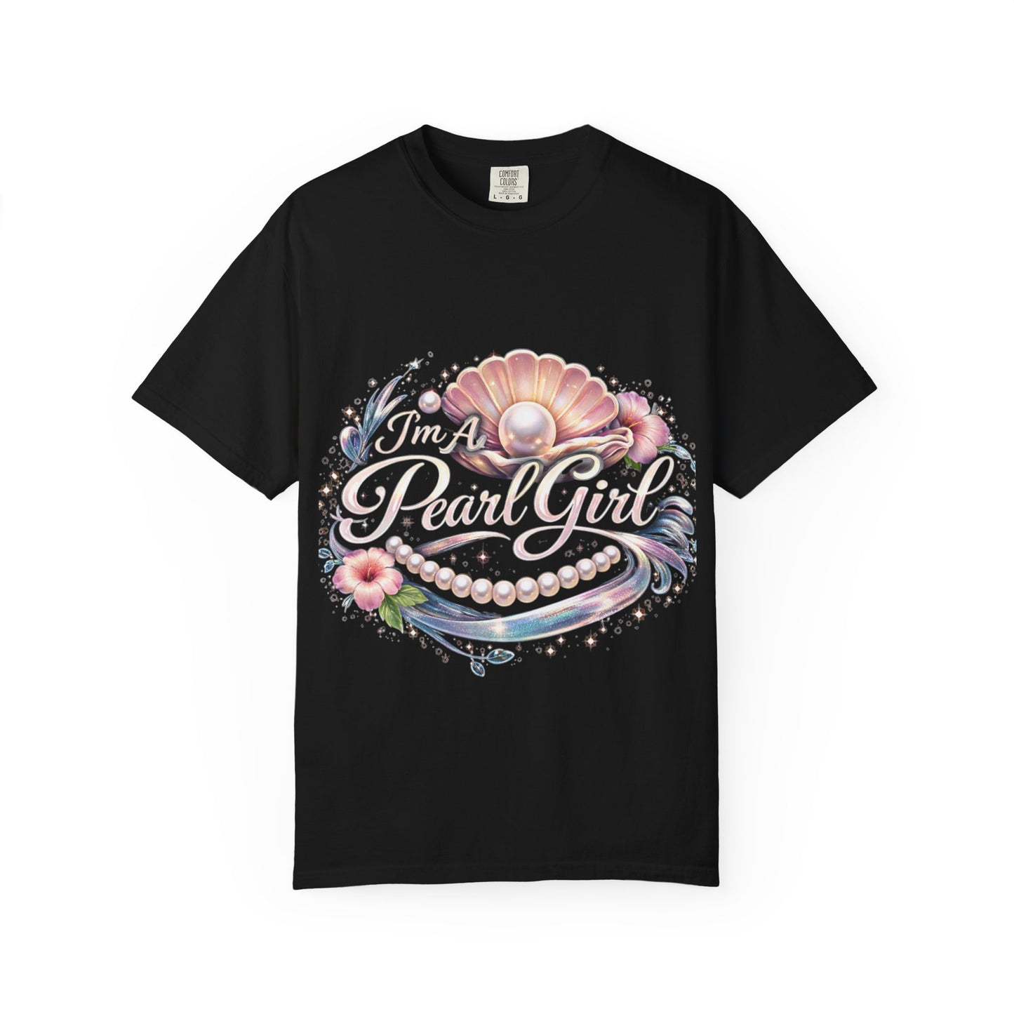 Pearl Girl Graphic T-Shirt — Shell & Pearl Floral Tee