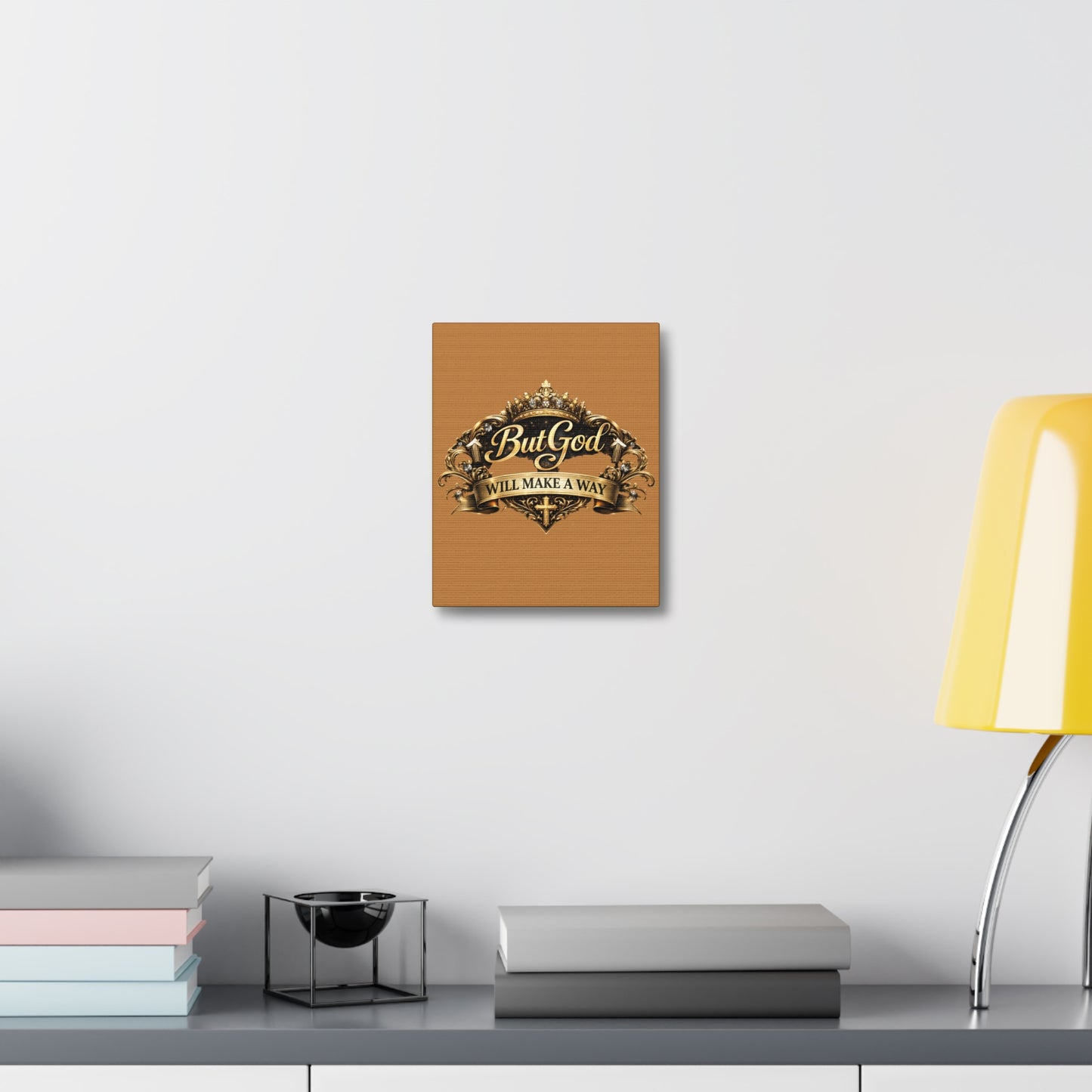 But God Will Make a Way — Inspirational Stretched Canvas Wall Art