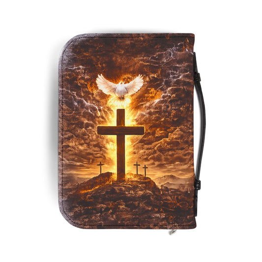 Bible Cover — “The Spirit of Truth” Cross Design (John 16:13)