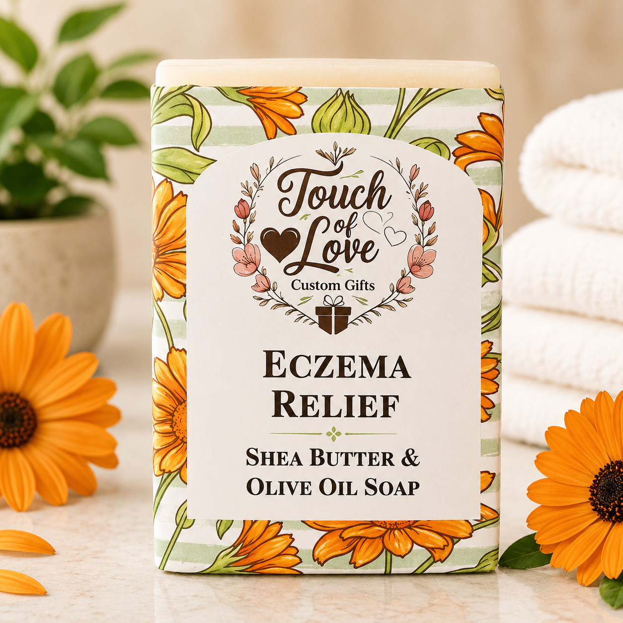 Eczema Relief Shea Butter & Olive Oil Soap