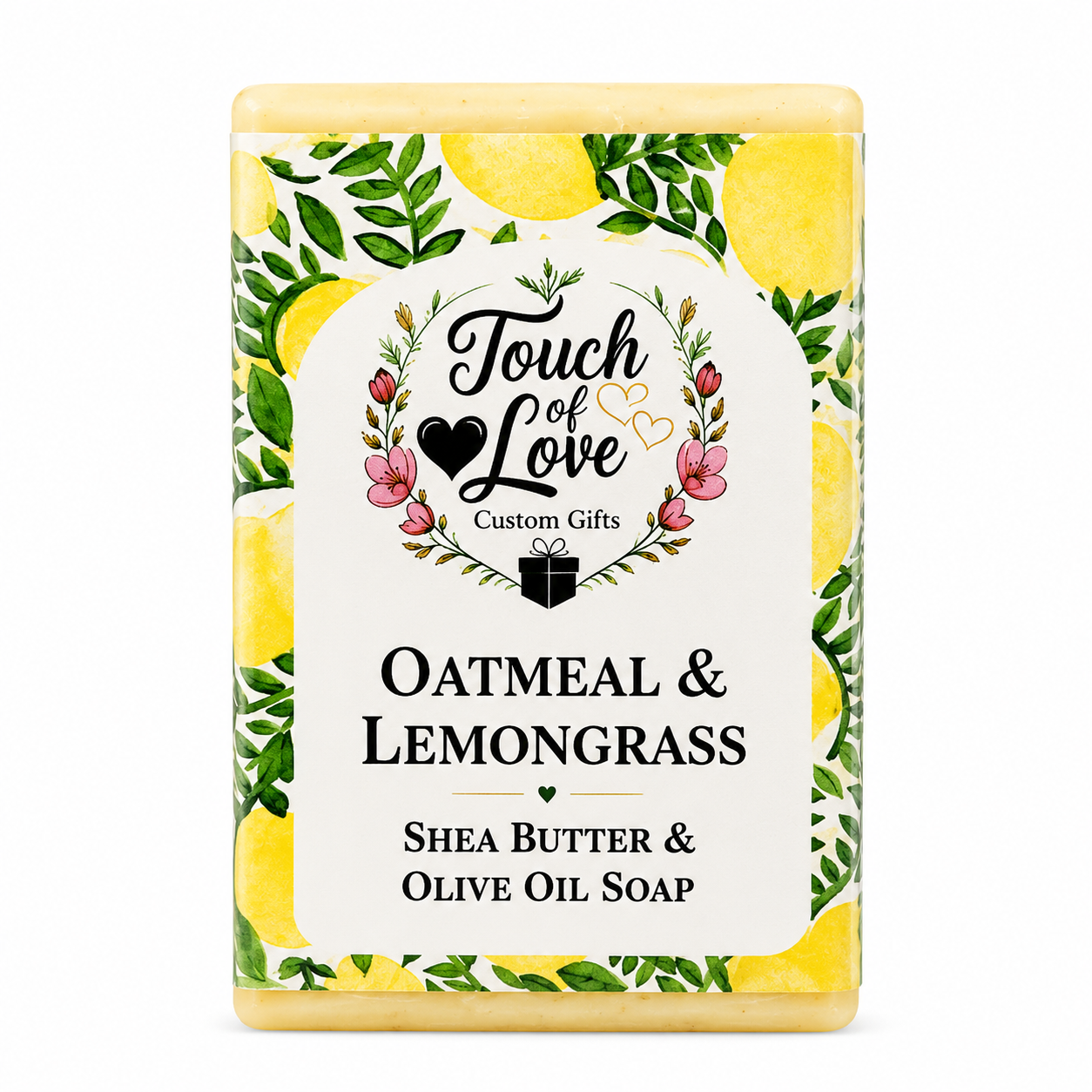 Oatmeal & Lemongrass Shea Butter & Olive Oil Soap