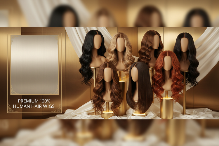100% Human Hair Wigs