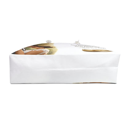 Tote Bag “Therefore what God has joined together...” Mark 10:9 Travel Tote with Wedding Rings