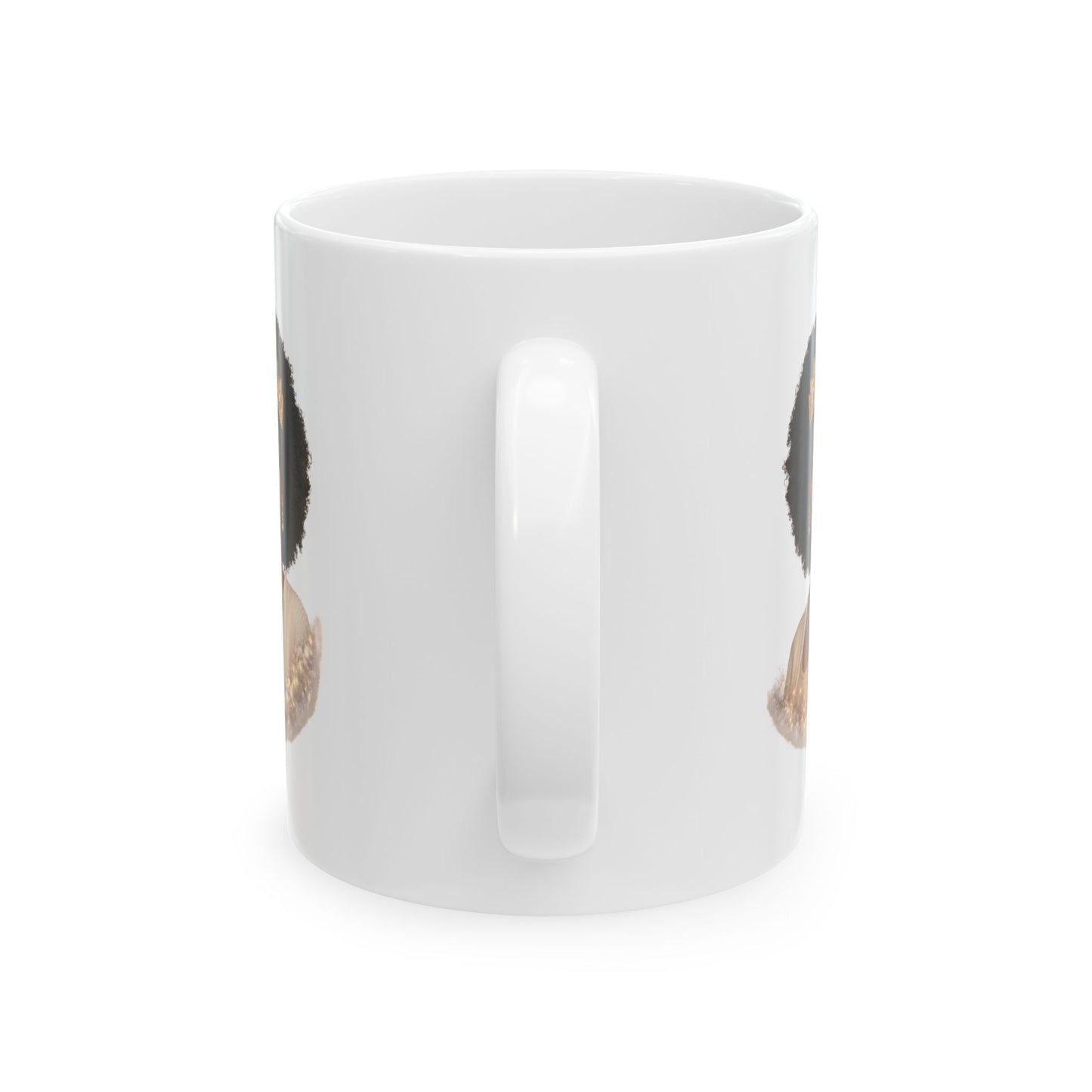 But God Crowned Queen Ceramic Mug — Inspirational Black Woman Coffee Mug (11oz/15oz)
