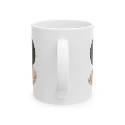 But God Crowned Queen Ceramic Mug — Inspirational Black Woman Coffee Mug (11oz/15oz)