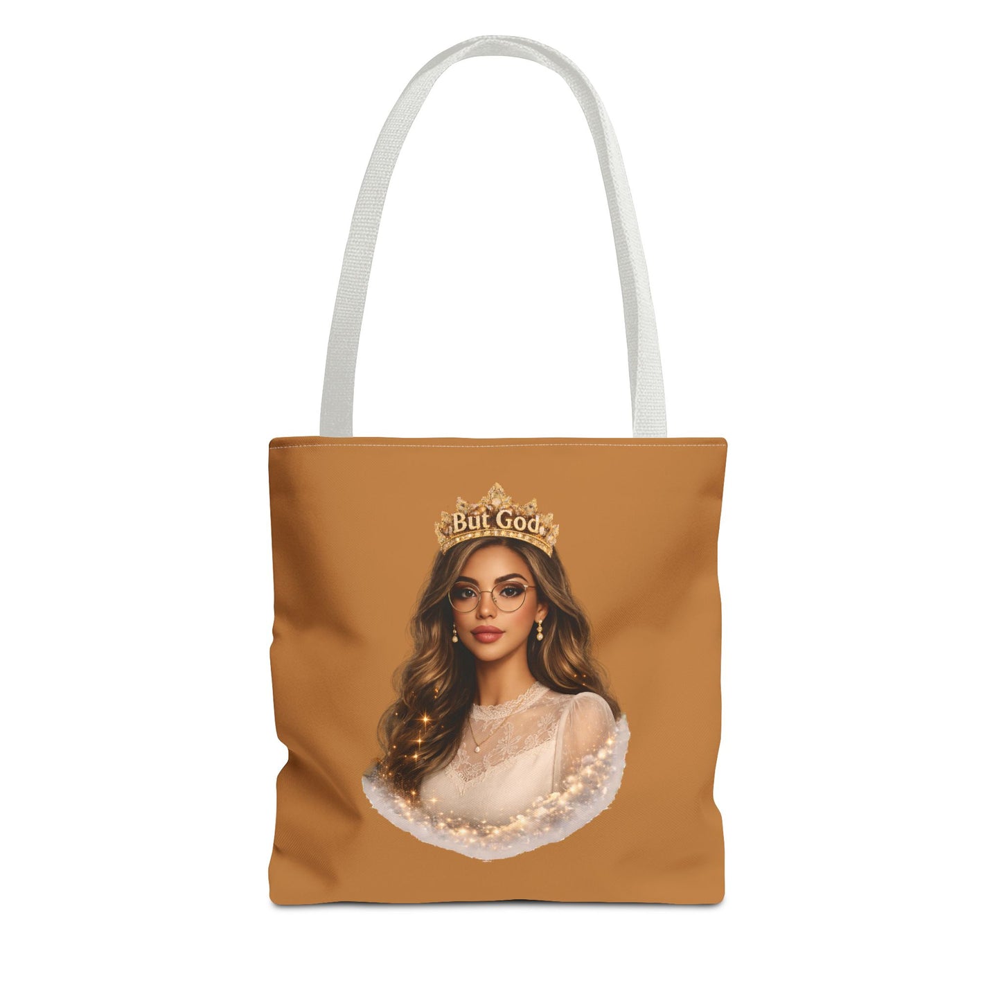 "But God" Portrait Tote Bag – Inspirational Art Tote