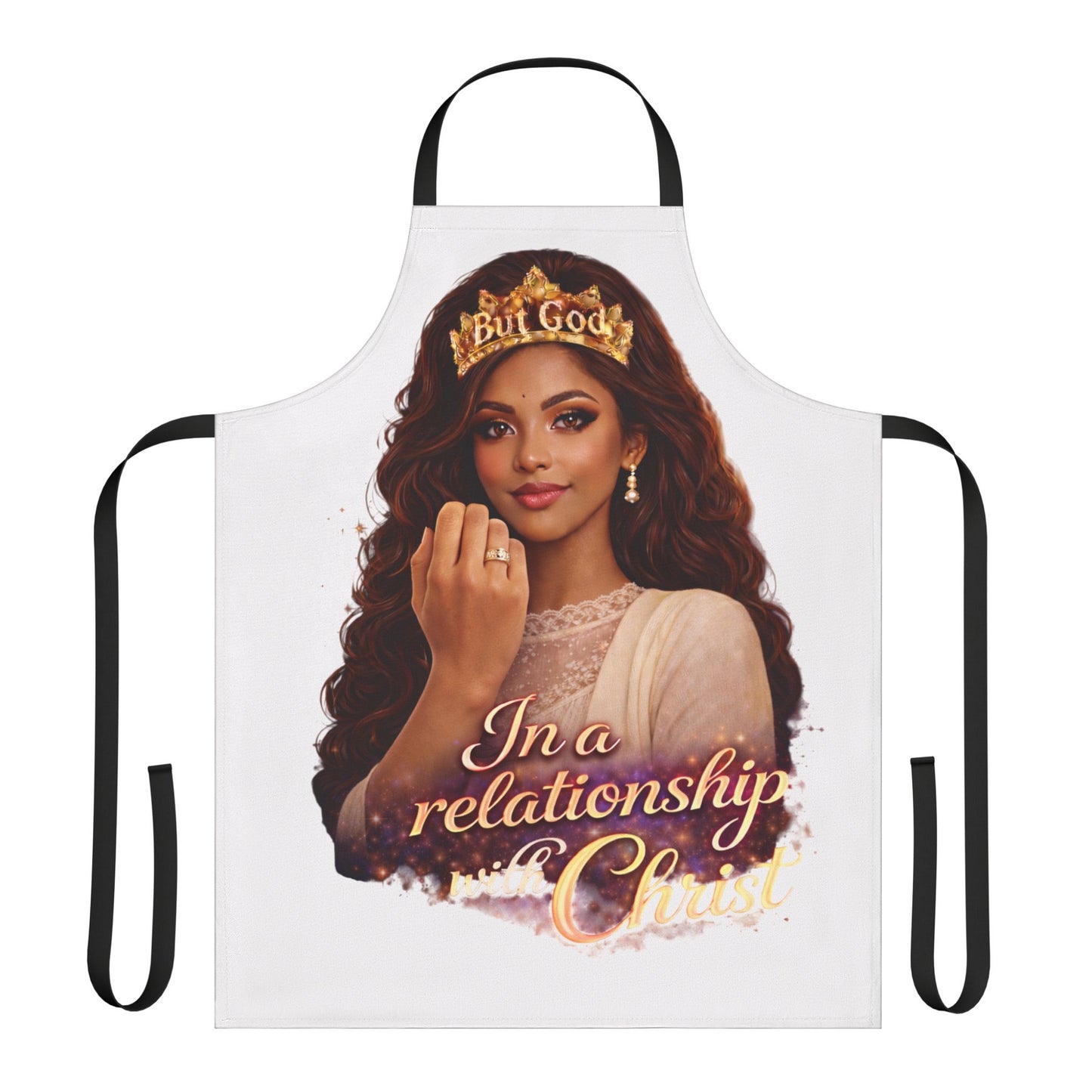Christian Inspirational Apron — "In a Relationship with Christ" Kitchen Apron