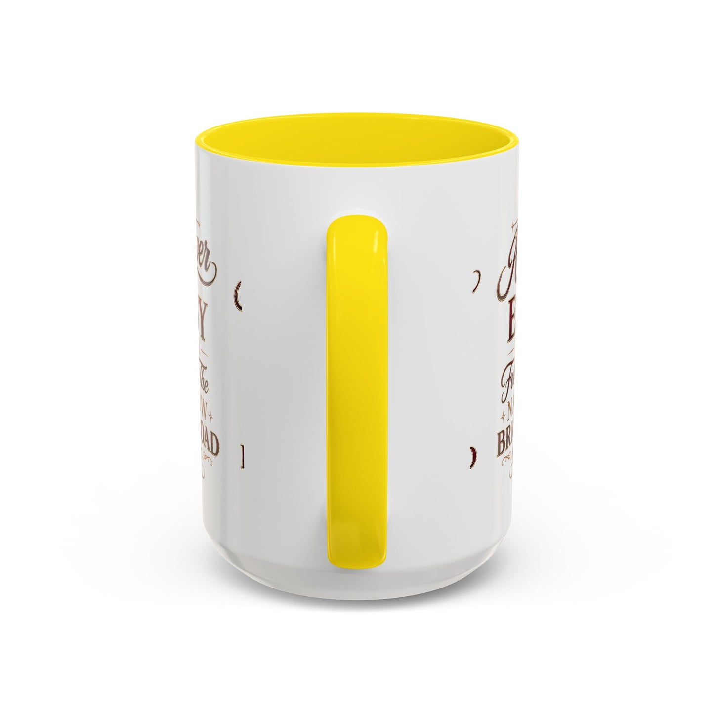 Inspirational Faith Coffee Mug — "The Answer Is Easy to Find, Follow the Narrow Brick Road"
