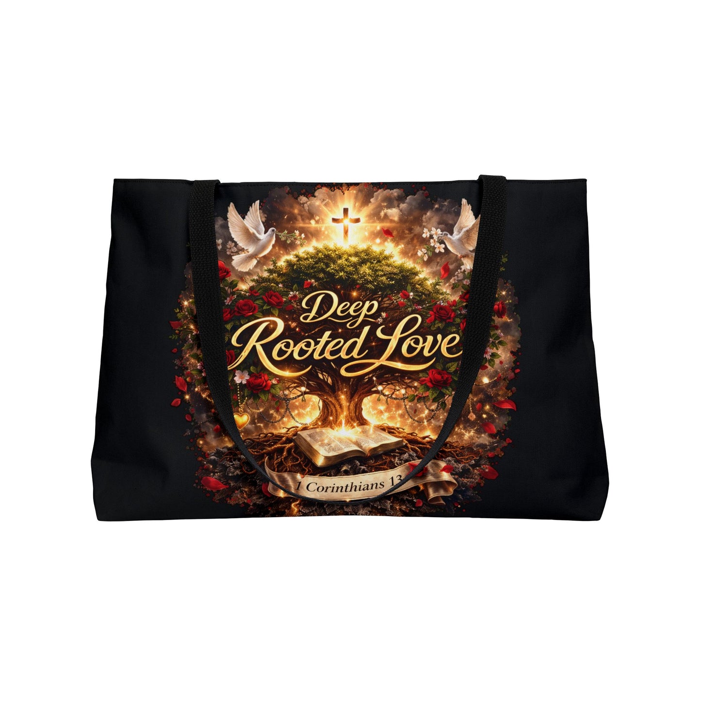 "Deep Rooted Love" Christian Wreath Carryall