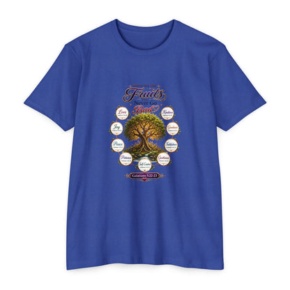 T-Shirt — Fruit of the Spirit Tree Design (Galatians 5:22-23)