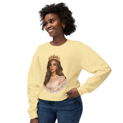 'But God' Crown Graphic Crewneck Sweatshirt