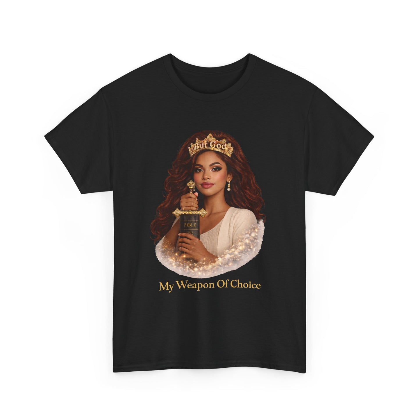 T‑Shirt — "My Weapon Of Choice" Queen with Trophy Graphic