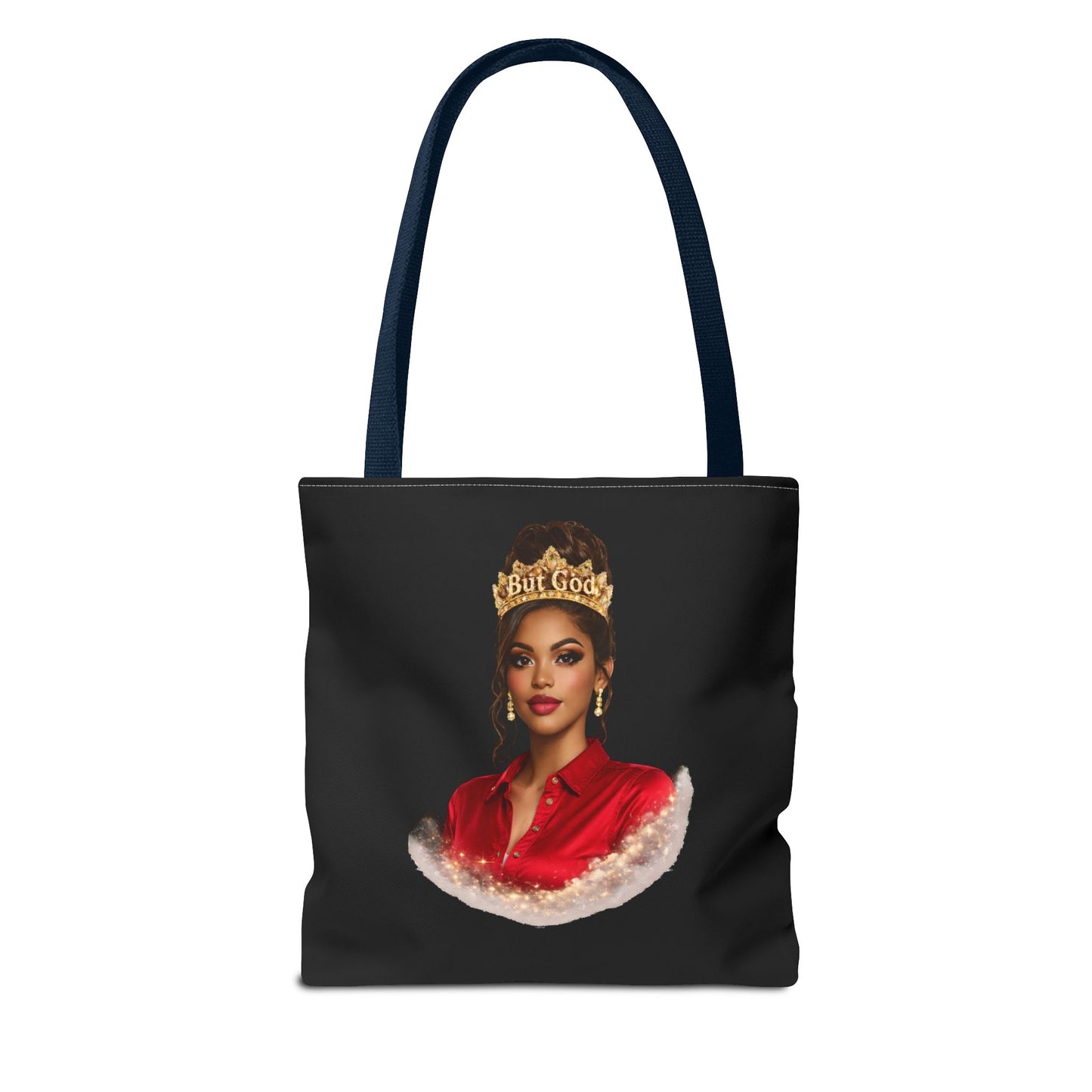 "But God" Portrait Tote Bag — Elegant Royalty Art Tote