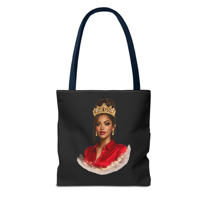 "But God" Portrait Tote Bag — Elegant Royalty Art Tote