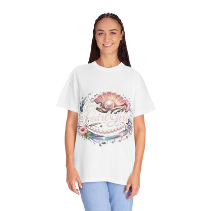 Pearl Girl Graphic T-Shirt — Shell & Pearl Floral Tee