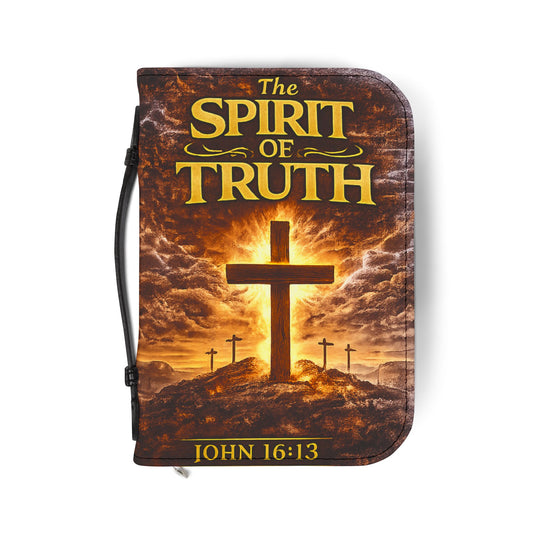 Bible Cover — “The Spirit of Truth” Cross Design (John 16:13)