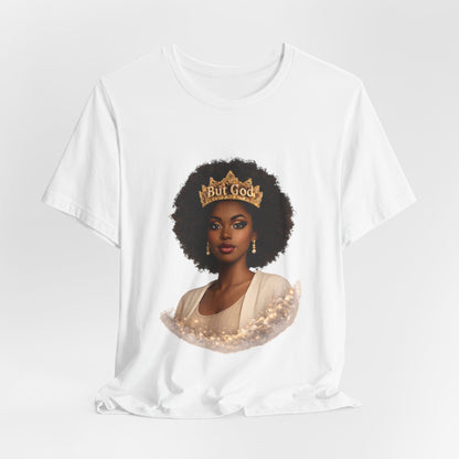 T-Shirt — Black Queen with Crown "Built Good" Graphic
