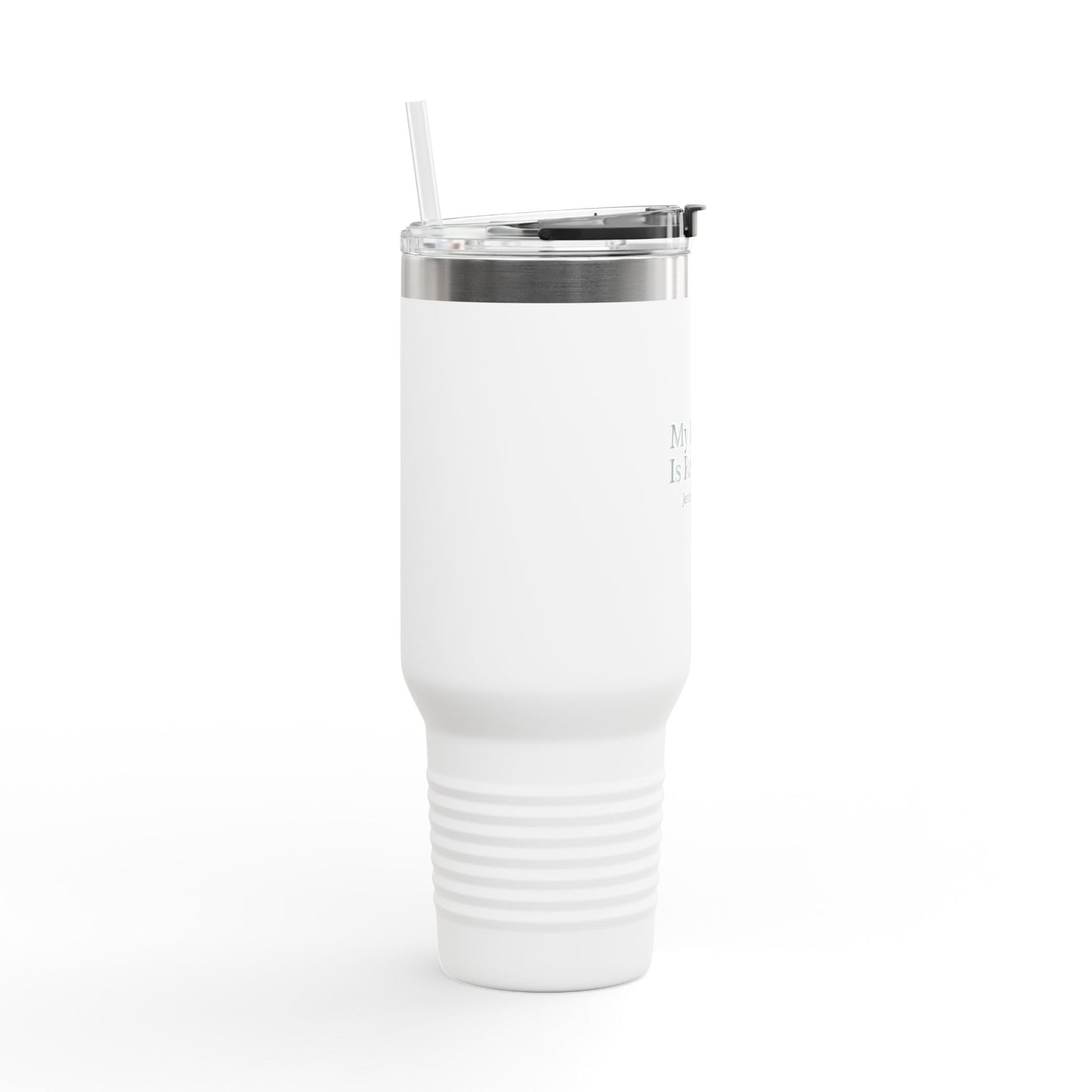 Insulated Travel Mug - 40oz, "My Health Is Restored"