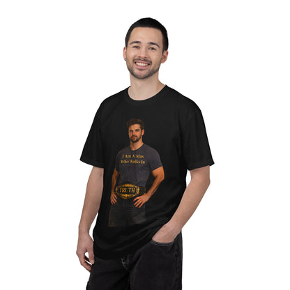 Truth Belt Graphic T-Shirt — "I Am A Man Who Walks In Truth"