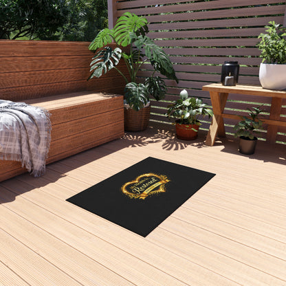 Outdoor Rug — “My Health Is Restored” Scripture Welcome Mat (Jeremiah 30:17)