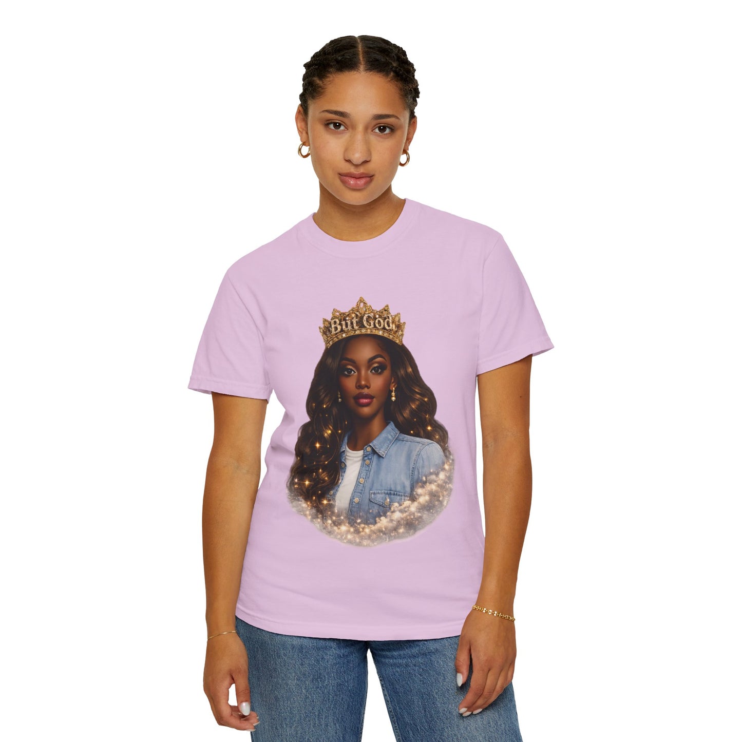 Crown Graphic T-Shirt — "But God" Inspirational Tee