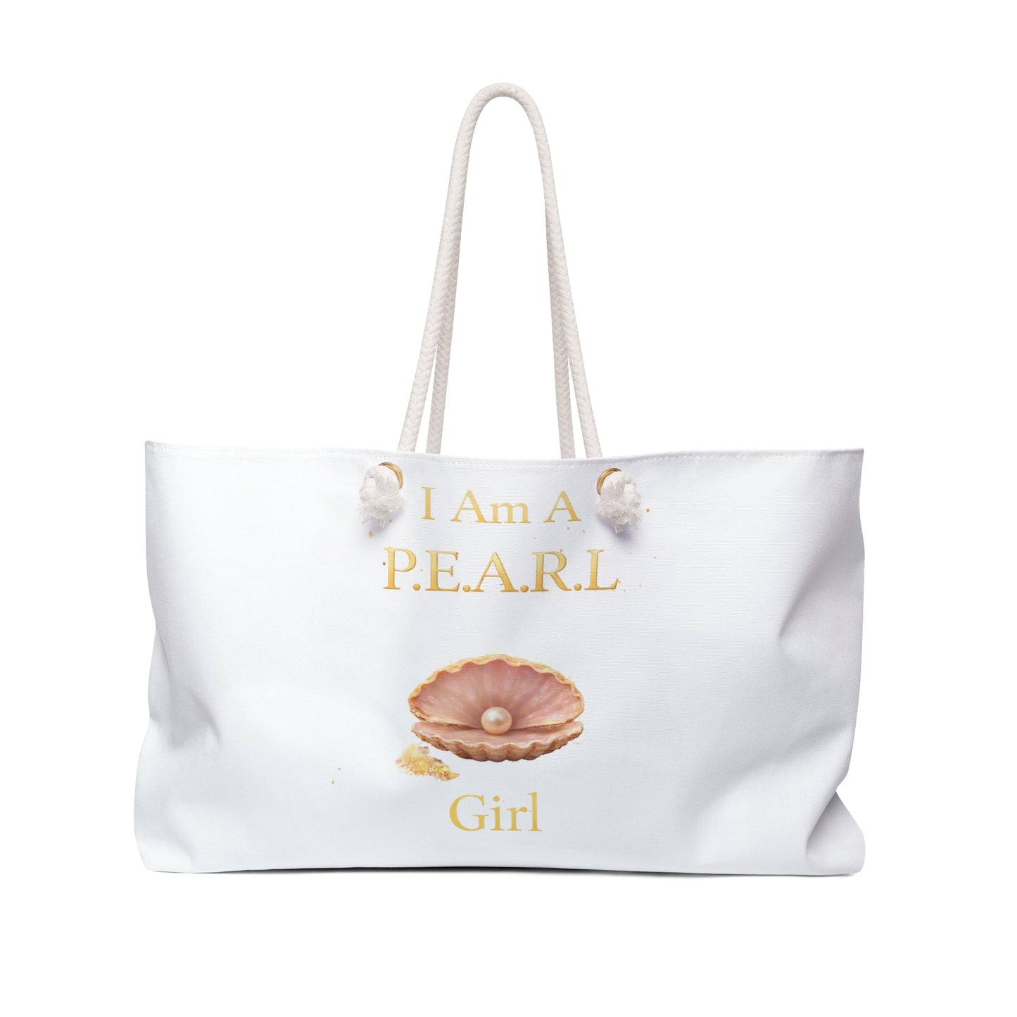I Am a P.E.A.R.L. Pearl Shell Beach Tote