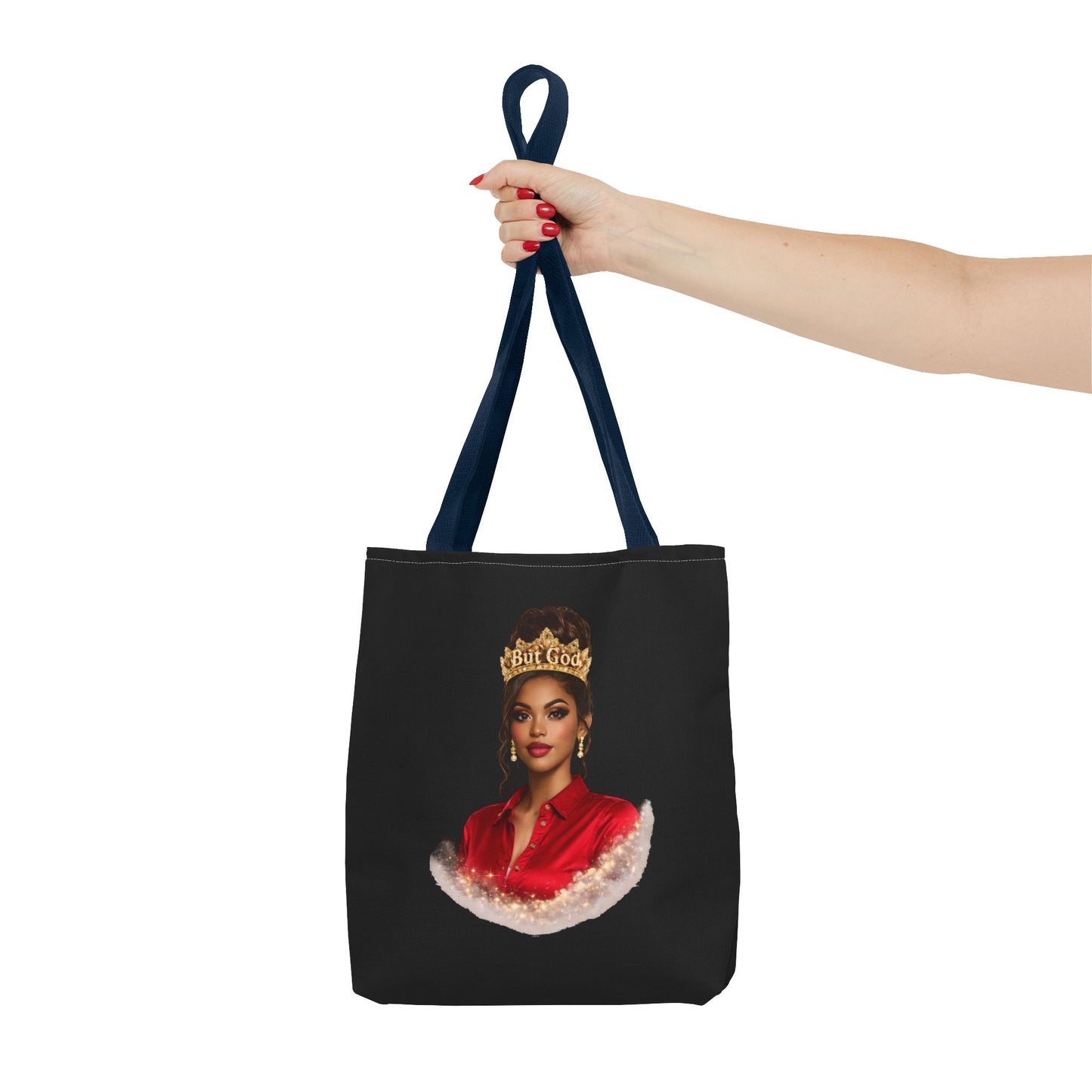 "But God" Portrait Tote Bag — Elegant Royalty Art Tote