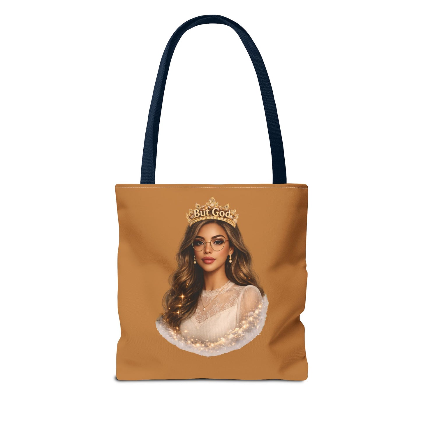 "But God" Portrait Tote Bag – Inspirational Art Tote