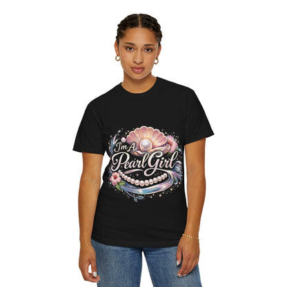 Pearl Girl Graphic T-Shirt — Shell & Pearl Floral Tee