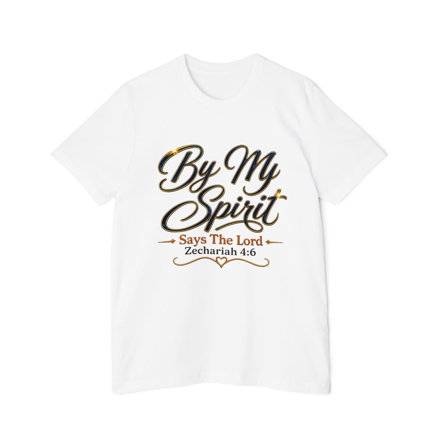 By My Spirit T-Shirt – Zechariah 4:6 Christian Faith Tee