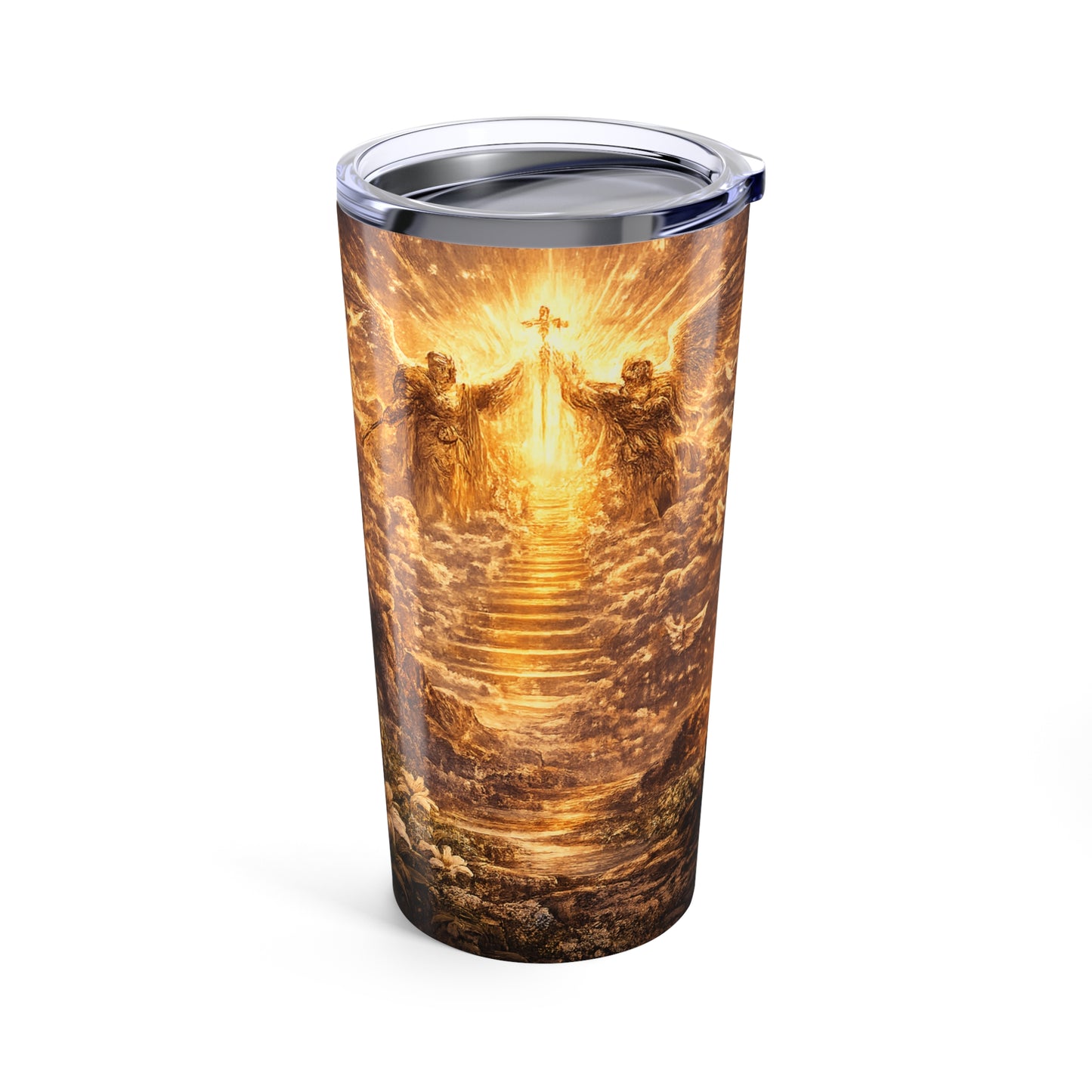 20oz Inspirational Christian Tumbler — "Salvation is a Gift" Scripture Travel Mug