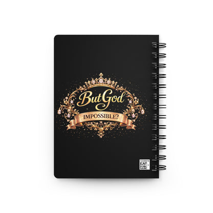 Journal - "But God" Inspirational Spiral Notebook (Christian Faith, Encouragement)