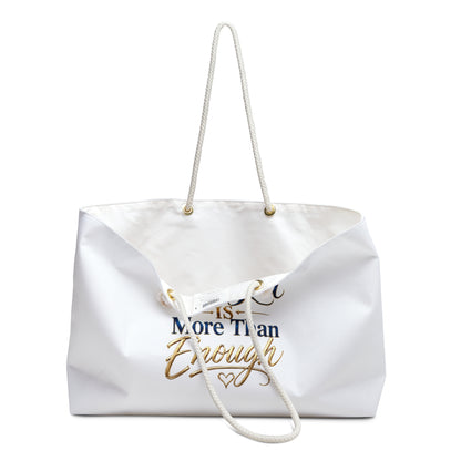 Tote Bag — "My God Is More Than Enough" Inspirational Travel Tote