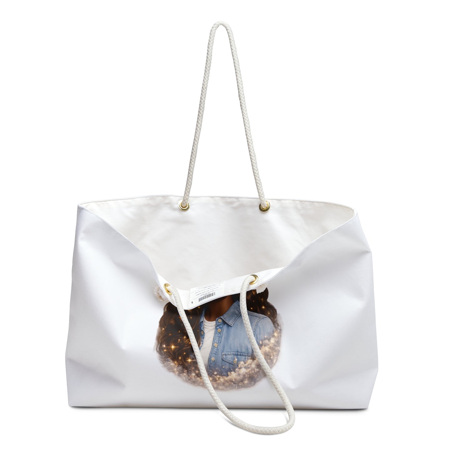 'But God' Crowned Queen Portrait Travel Tote