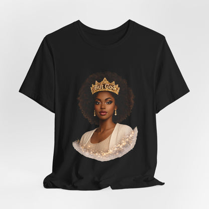 T-Shirt — Black Queen with Crown "Built Good" Graphic
