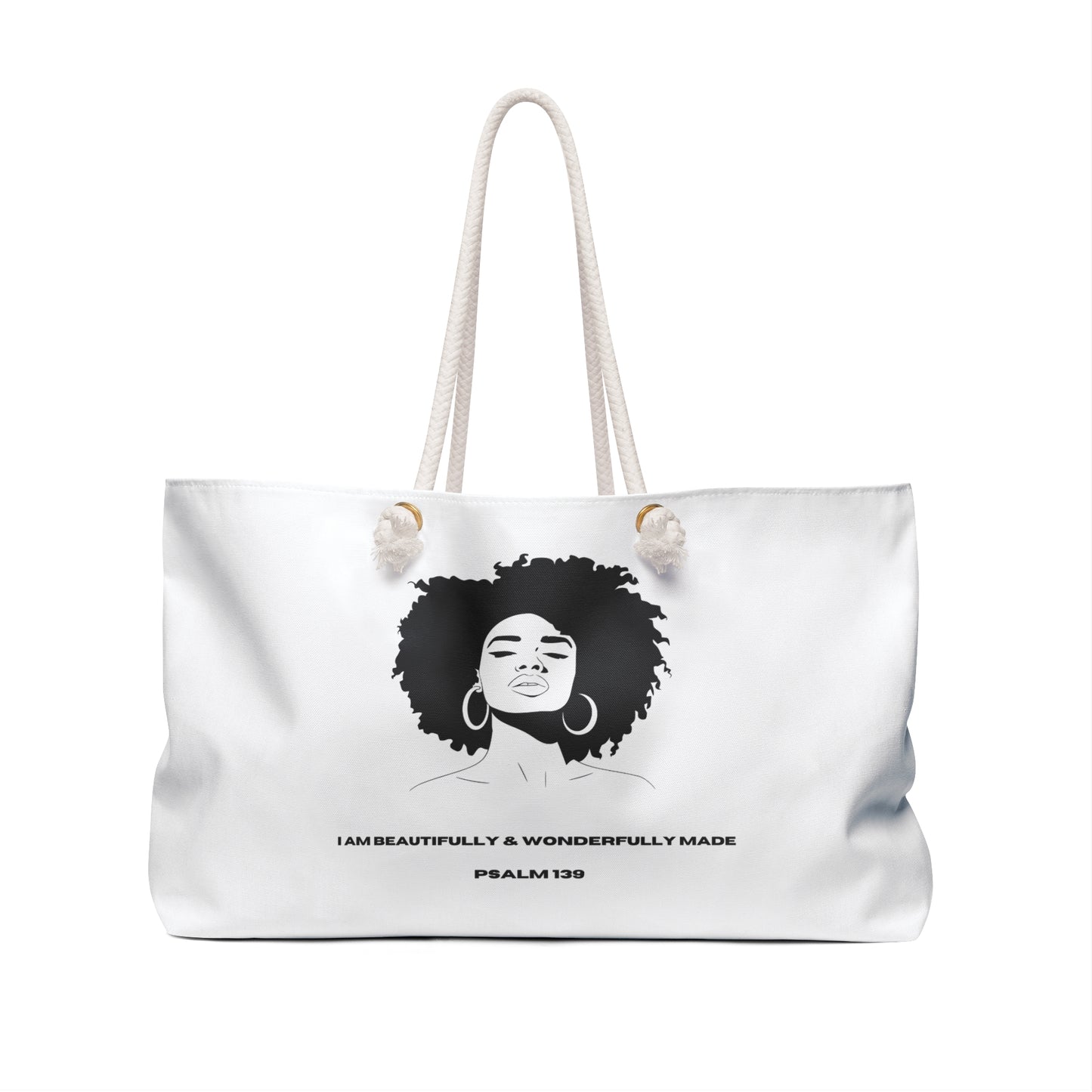 I Am Wonderfully & Beautifully Made Tote Bag