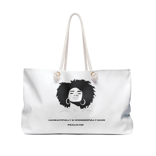 I Am Wonderfully & Beautifully Made Tote Bag