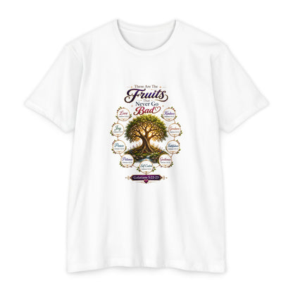 T-Shirt — Fruit of the Spirit Tree Design (Galatians 5:22-23)
