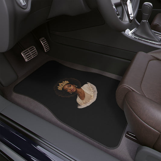 "But God" Car Floor Mat — Afrocentric Luxury Vehicle Floor Protector