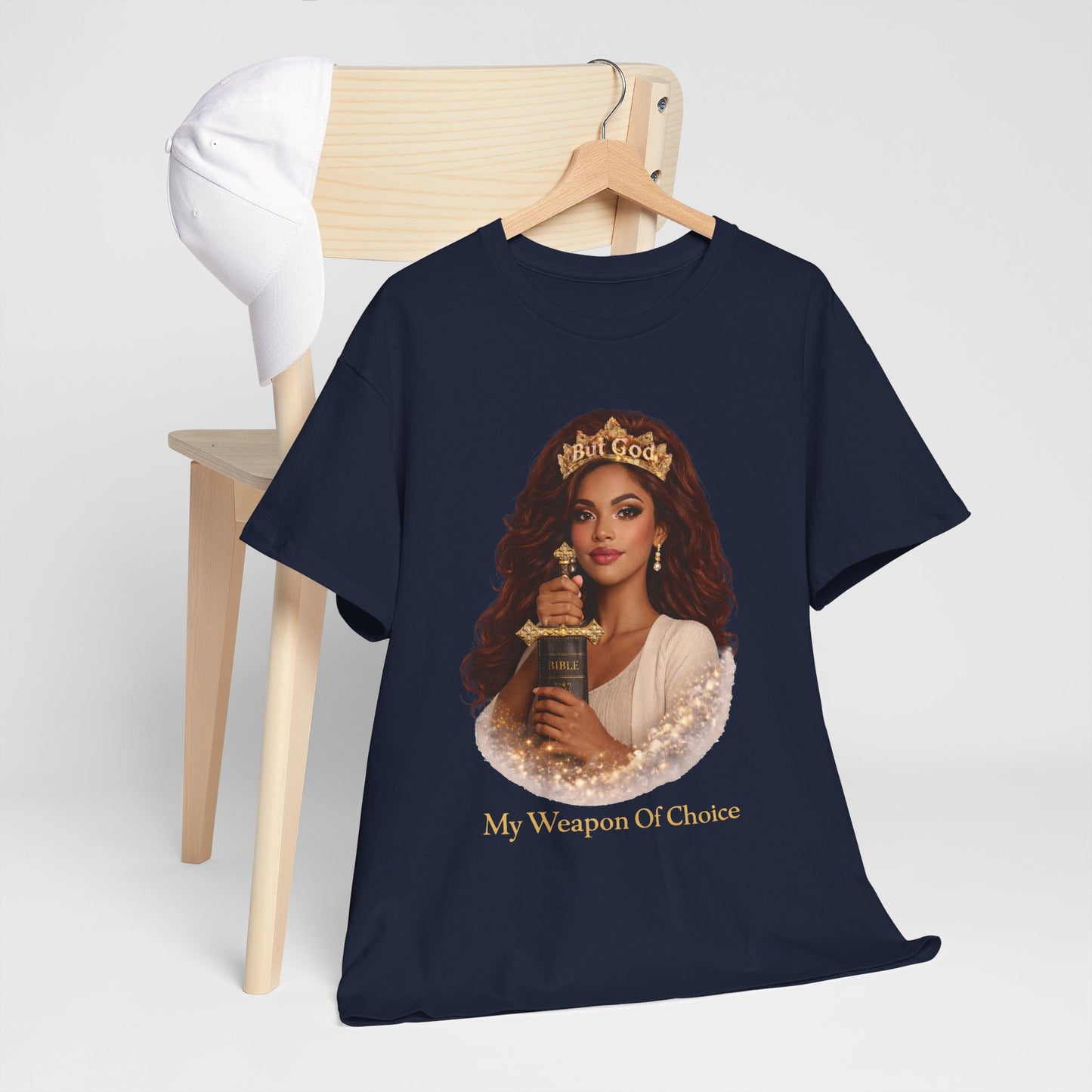 T‑Shirt — "My Weapon Of Choice" Queen with Trophy Graphic