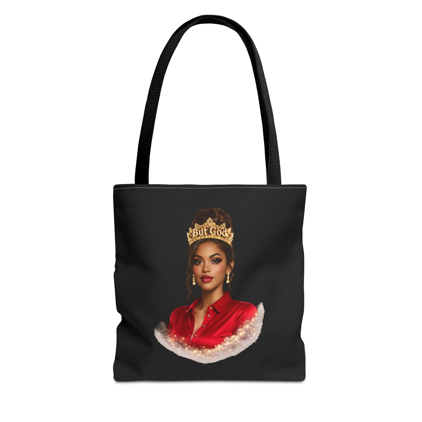 "But God" Portrait Tote Bag — Elegant Royalty Art Tote