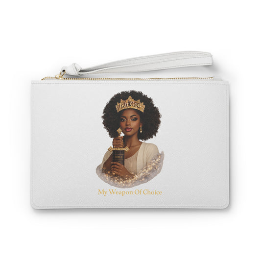 Empowered Queen Clutch Bag — "My Weapon Of Choice" Wristlet