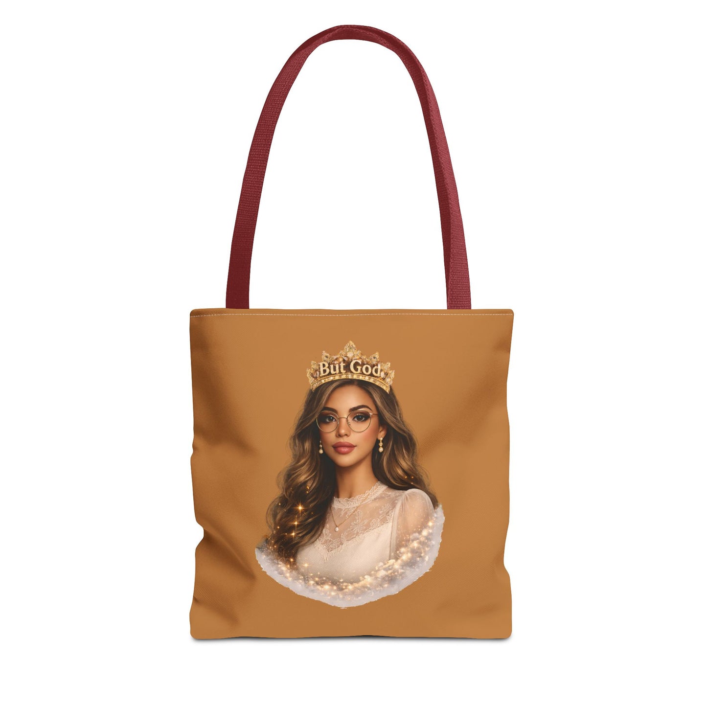 "But God" Portrait Tote Bag – Inspirational Art Tote