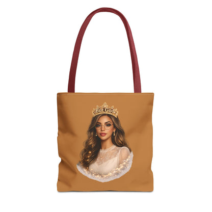 "But God" Portrait Tote Bag – Inspirational Art Tote