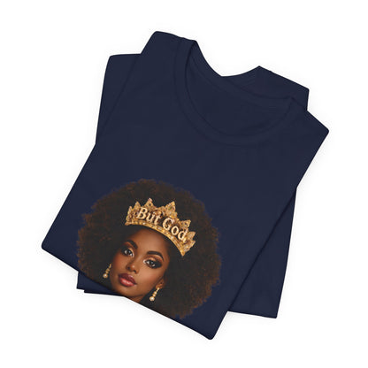 T-Shirt — Black Queen with Crown "Built Good" Graphic