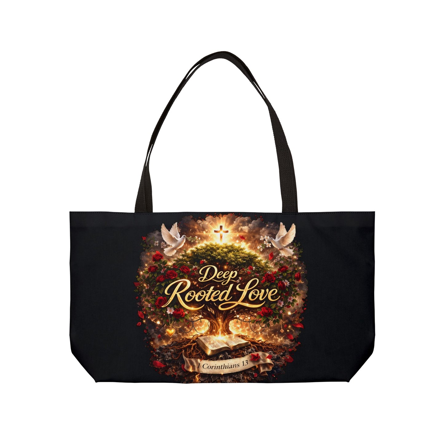 "Deep Rooted Love" Christian Wreath Carryall