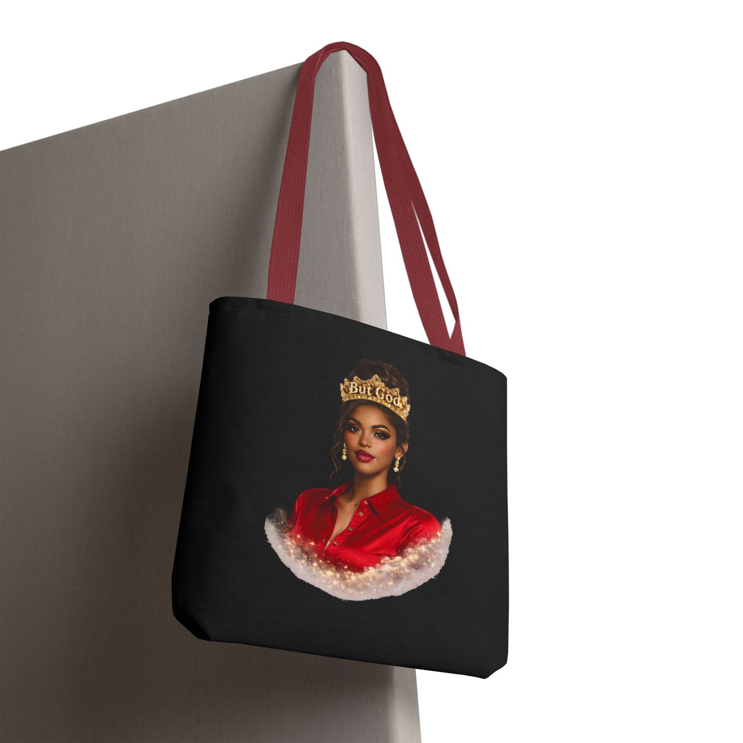 "But God" Portrait Tote Bag — Elegant Royalty Art Tote