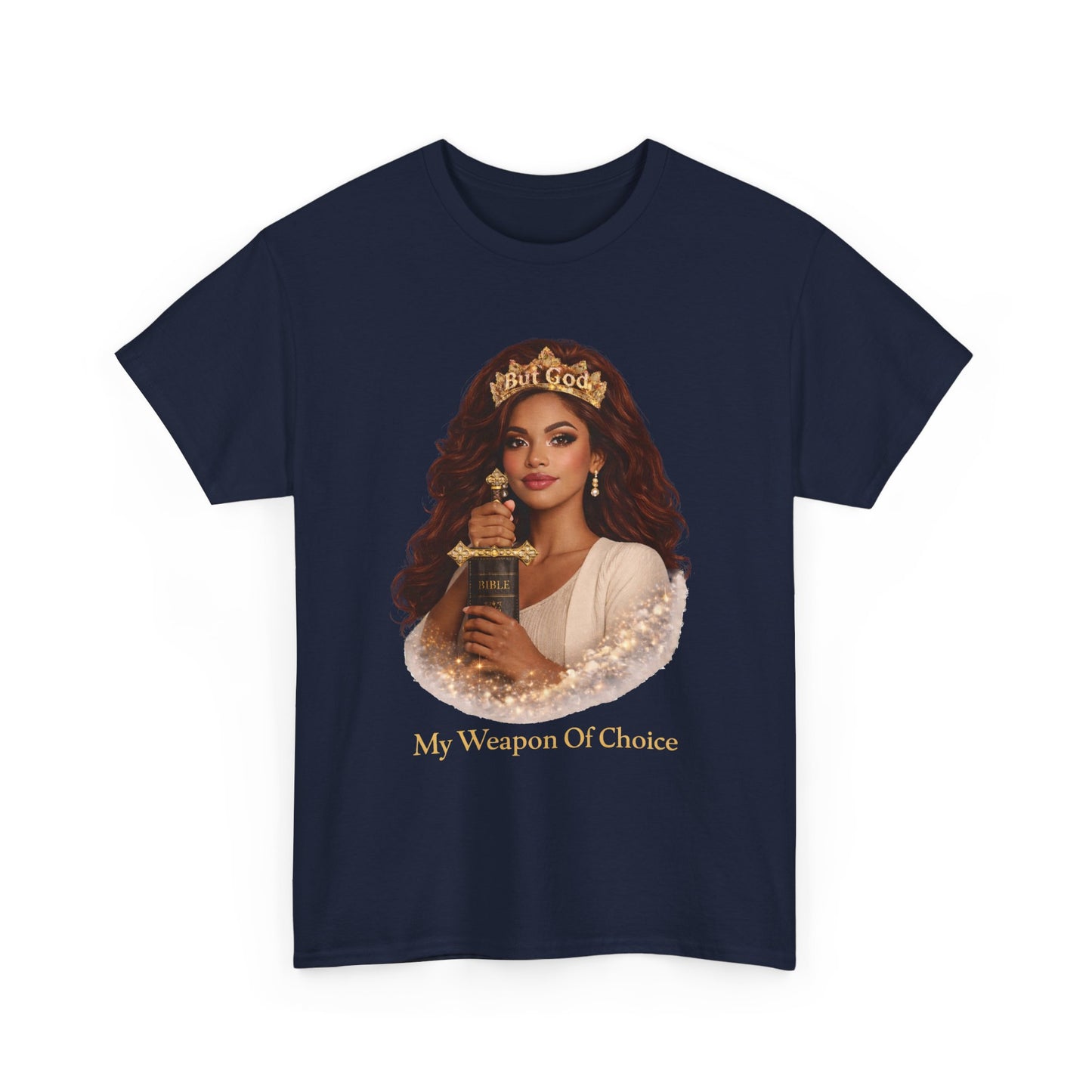 T‑Shirt — "My Weapon Of Choice" Queen with Trophy Graphic