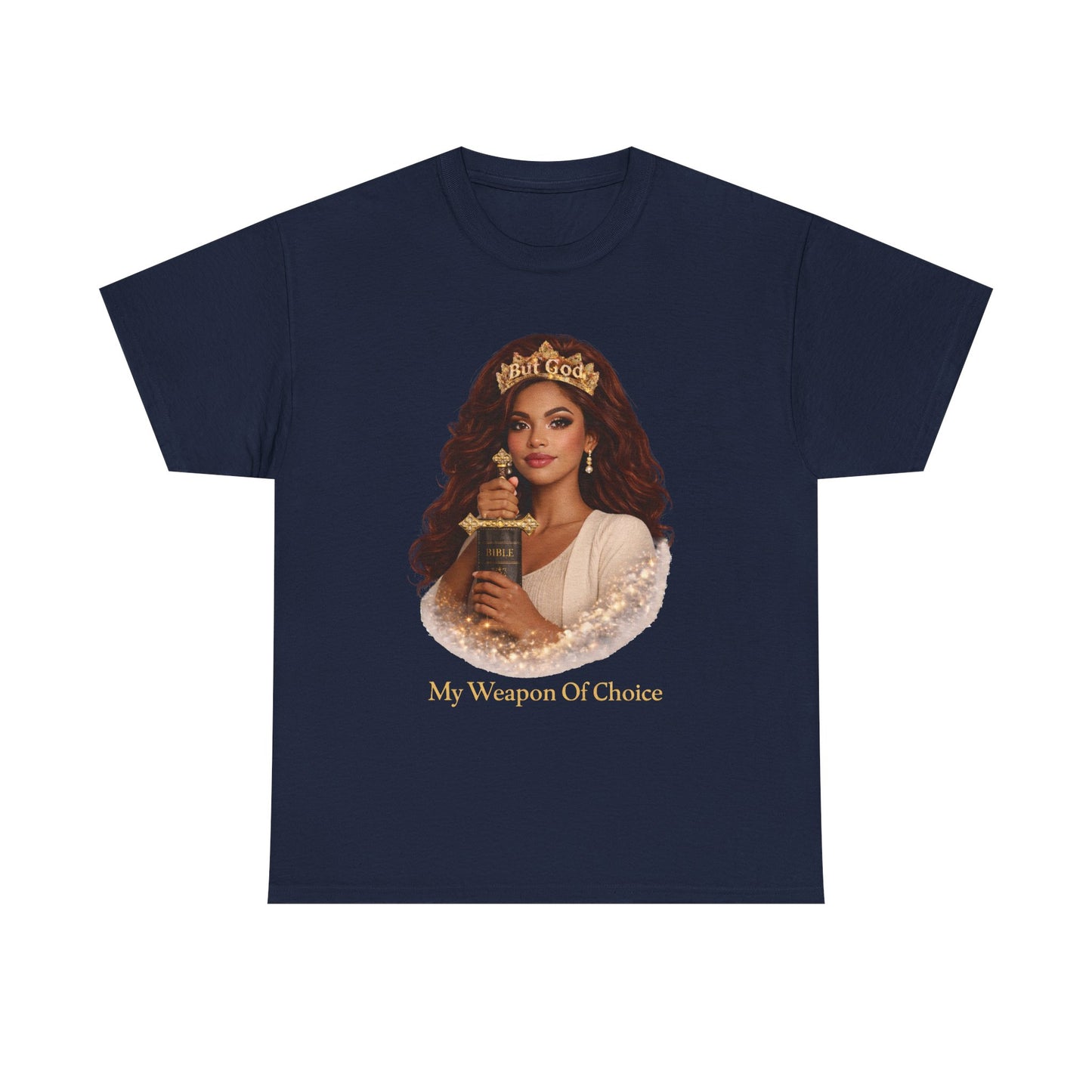 T‑Shirt — "My Weapon Of Choice" Queen with Trophy Graphic