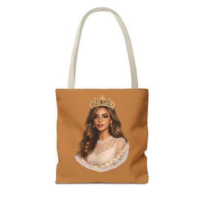 "But God" Portrait Tote Bag – Inspirational Art Tote